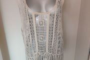 Atmosphere Nude crochet vest top size L/XL UK18 EU46 Perfect condition Postage included