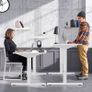 Electric Standing Desk 120 x 60cm, Height Adjustable Desk Stand Up Desk for Home Office, Sit Stand Desk Adjustable Desk (FREE SHIPPING) Image 4