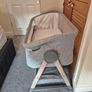 Mamas and Papas Lua Bedside Crib Grey Image 7