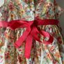 Laura Ashley ruffle collar floral ribbon dress age 6 Image 3