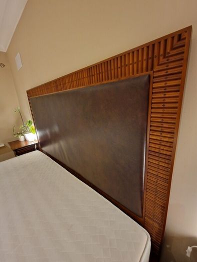 Solid wood Super king bed