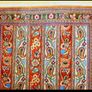Exquisite Persian Qom Kork Wool Hand Knotted Runner Rug Carpet Image 8