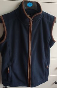 Hazy Blue Sofia Bodywarmer Gilet Fleece Waistcoat