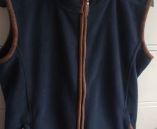 Hazy Blue Sofia Bodywarmer Gilet Fleece Waistcoat