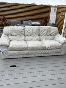 leather 3 seater - free