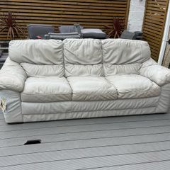 leather 3 seater - free