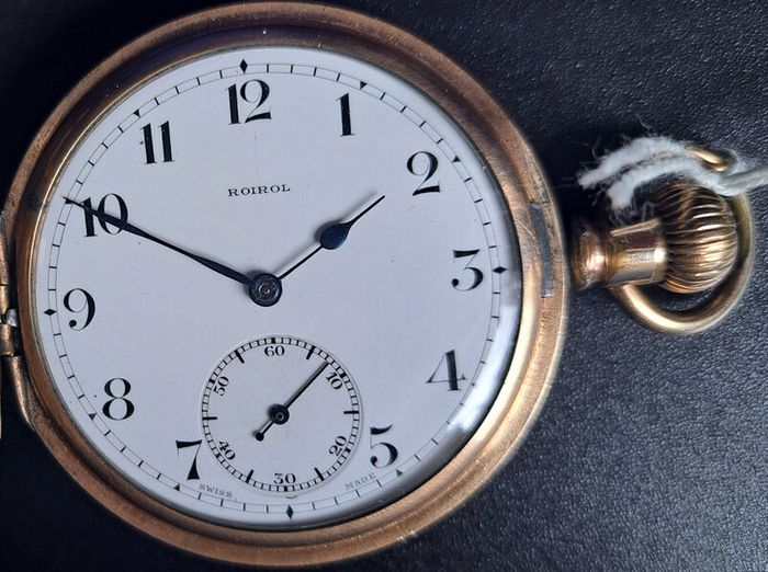 Record Watch Co "Roirol" - 14kt Gold Filled Hunter Case -1950s