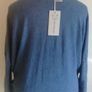 Carla Giannini Angora Wool Jumper Denim Blue Star One Size NWT Italy CAN POST Image 6