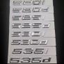 3D ABS Black Logo 530d 520d 520i 535d 535i 540i 525d 530i Emblem Letters Sticker Car Trunk Badge For E39 F10 E60 F11 Accessories Image 2