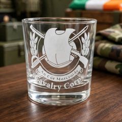 Irish Defence Forces Cavalry Corps Custom Commemorative Whiskey Glass & Gift Box