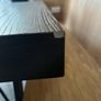Stylish modern dining table in good condition. Image 6