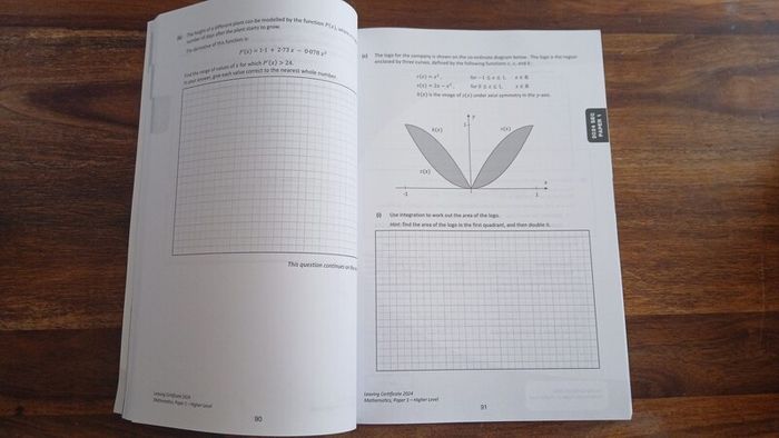 EXAM PAPERS 2026 - Maths Higher Level - Leaving Certificate