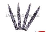 4x Zebra Design Professional Stainless Steel Tweezers Eyebrow Tweezers Eyebrow Clip