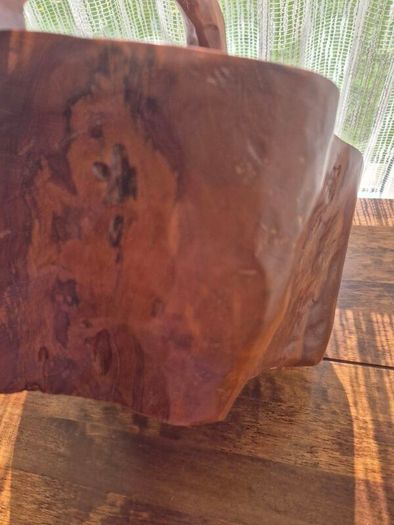 Vintage Teak Carved Fruit Basket , 5kg , Perfect Condition