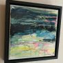 Valentines Gift Framed Original Abstract Painting Original Landscape Gift Image 2