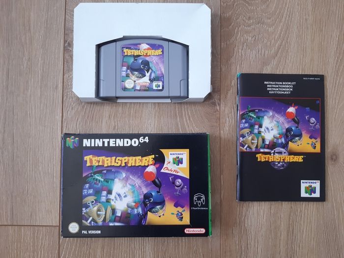 Nintendo N64 Tetrisphere Boxed