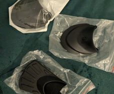 AOVO Pro / Xiaomi M365 Rubber Mudguard Extensions New