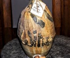 Irish Large Pottery Wine jug with tap