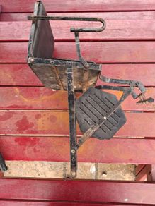 Vintage kids bicycle seat