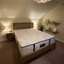 EZ Living Parker Smoked Oak Double Bed Set + Harvey Norman Presidential Mattress Image 2