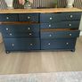 Large Refurbished Solid Pine Chest of Drawers Image 5