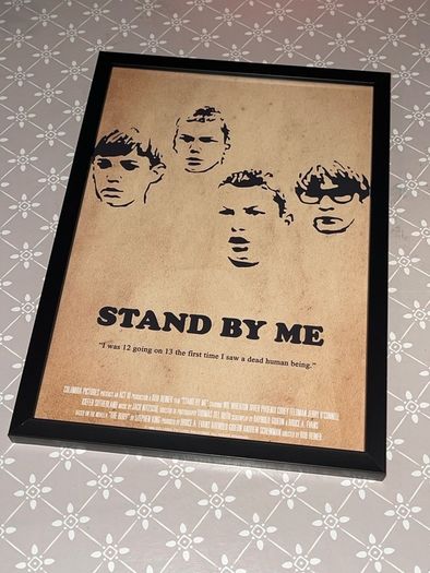 Stand By Me Poster A4 Framed Print
