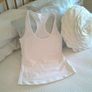 Savida White Vest Top Image 3