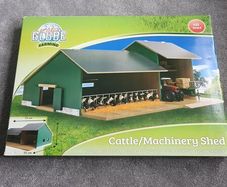 Kids Wooden Cattle & Machinery Shed