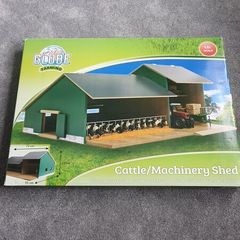 Kids Wooden Cattle & Machinery Shed