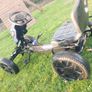 Thunder Eva Rubber Wheel Go Kart Blue Image 3