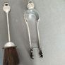 Vintage Chrome & Brass Fireplace Companion Set hell Motif (5 Piece) Image 4