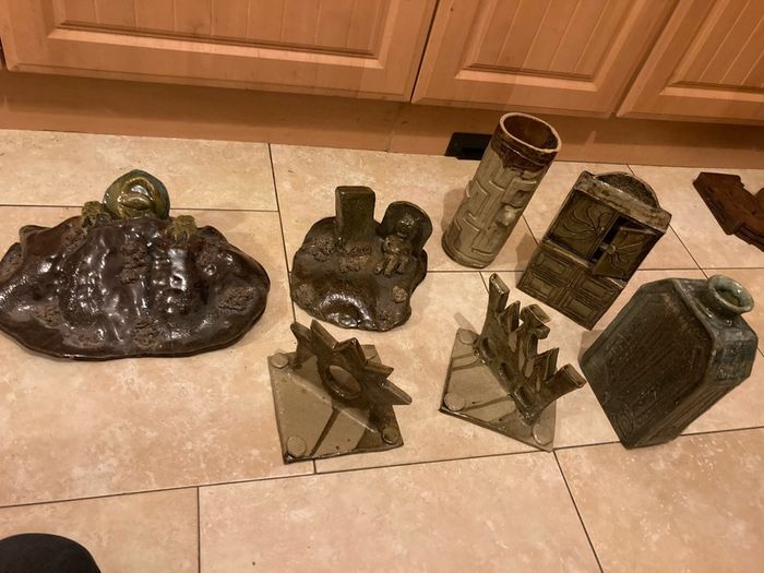 Unique once of pottery