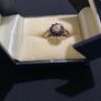 9ct gold sapphire and diamond ring. Image 2