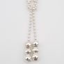 925 vintage sterling silver italian necklace Image 2