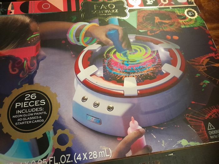 3d Light Up Spin Art