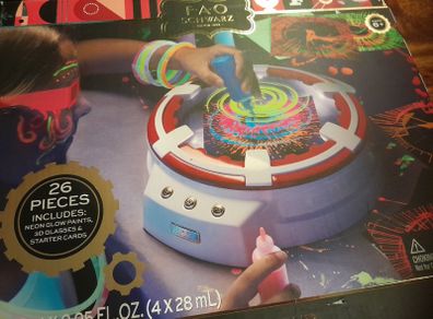 3d Light Up Spin Art