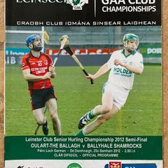 2012 Oulart-the-Ballagh v Ballyhale Shamrocks - GAA Leinster Club Hurling Programme