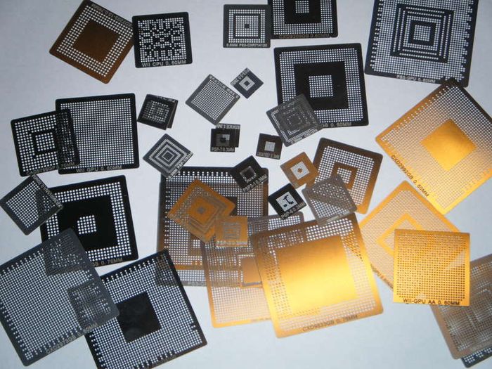 BGA Heat Directly Reball Stencils for Game Consoles