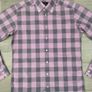 Eton Button Down Check Shirt Mens Large Slim Fit Image 2