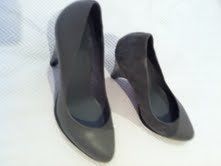 Brand New Oasis Grey Leather & Suade shoes