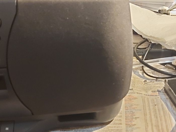 Samsung CD Player Stereo Radio Cassette Recorder, Model RCD-1650, Dual Tape Deck and Radio working fine, CD Player struggling to spin