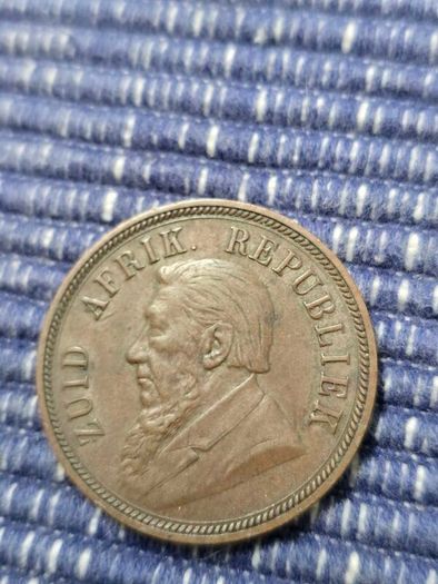 ZAR 1 penny Africa 1897