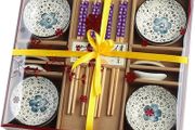 Brand New Ceramic Sushi Cutlery Set for four People with Chopstick Holder