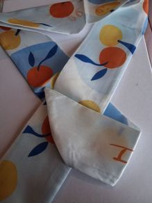 Oranges & Lemon Double Sided Multi Use Scarf