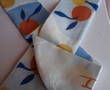 Oranges & Lemon Double Sided Multi Use Scarf