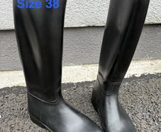 Rubber horse riding boots