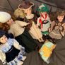 5 porcelain dolls with extra clothing perfect condition Image 10
