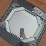 Bevelled Mirror,  Hexagonal Shape, Mirror Within A Bevelled Mirrored Frame. Image 3