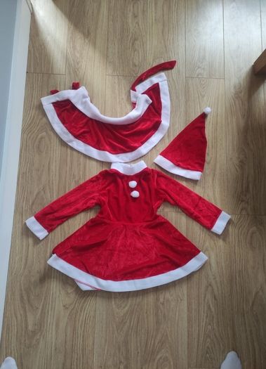 Santa dress with Cape and hat