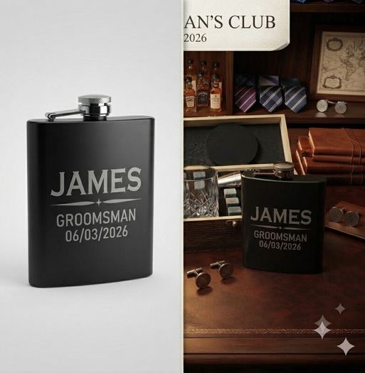 Personalised Groomsman Whiskey Gift Sets